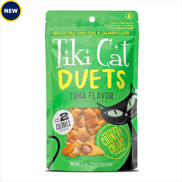 Tiki Cat Duets Tuna Flavor Cat Treats, 2 oz., Case of 8 - Carousel image #1