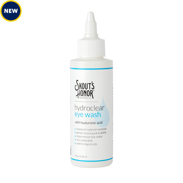 Skout's Honor HydroClear Eye Wash for Dogs, 4 fl. oz. - Carousel image #1