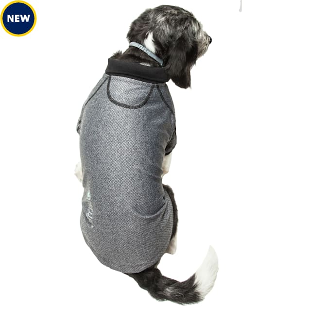 Pet Life Active Relax Stretch Fur Flexed Navy Polo Dog T-Shirt Pet Life Active Relax Stretch Fur Flexed Navy Polo Dog T-Shirt