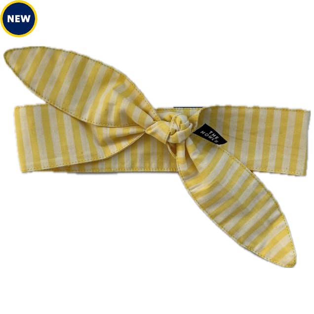 The Howls Yellow Stripe Dog Tie, Yellow Stripe, Large/X-Large - Carousel image #1