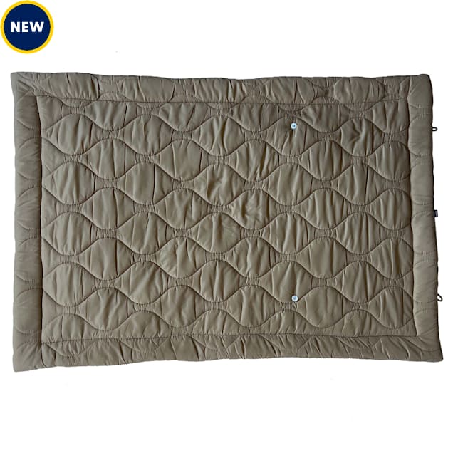 The Howls Biscuit Travel Dog Mat, 34" L X 23" W X 0.5" H, Biscuit, Small/Medium - Carousel image #1