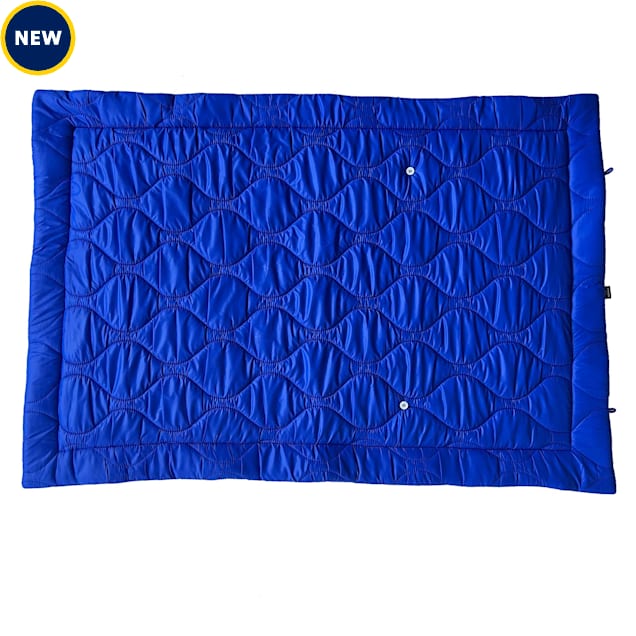 The Howls Cobalt Travel Dog Mat, 34" L X 23" W X 0.5" H, Blue, Small/Medium - Carousel image #1