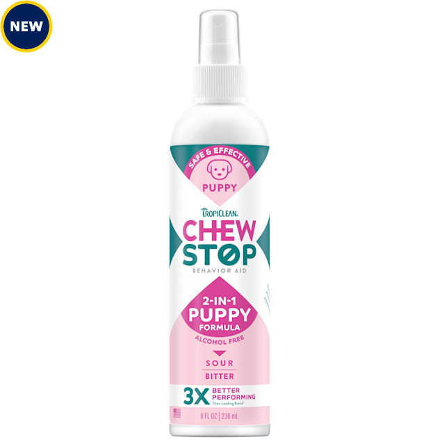 TropiClean Chew Stop Behavior Aid Puppy Spray, 8 oz. - Carousel image #1