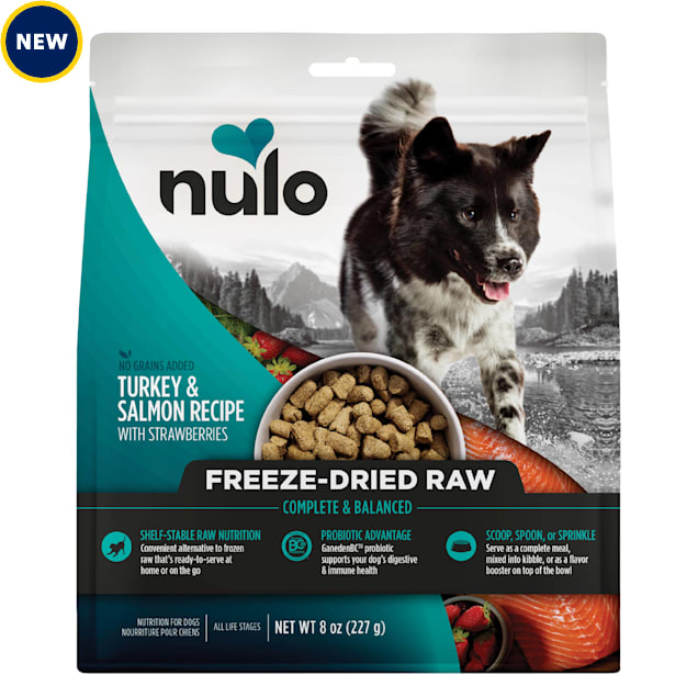 Nulo Turkey & Salmon Freeze-Dried Raw Dog Food, 8 oz. - Carousel image #1