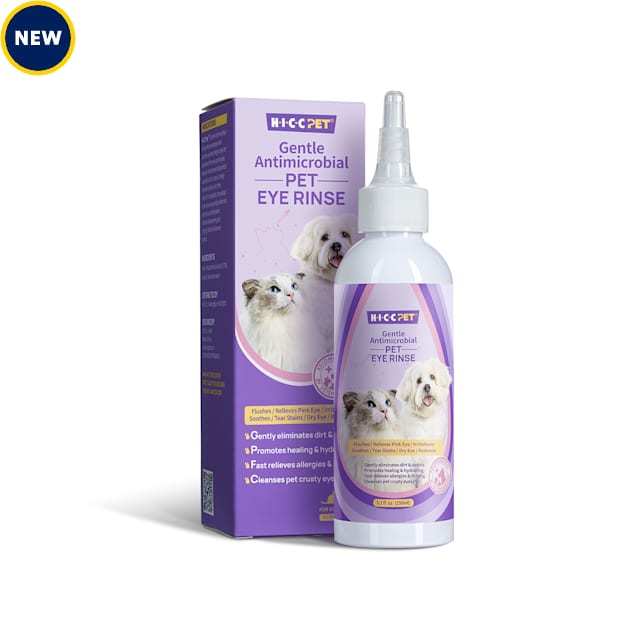 HICC Pet Gentle Antimicrobial Pet Eye Rinse, 5.1 fl. oz. - Carousel image #1