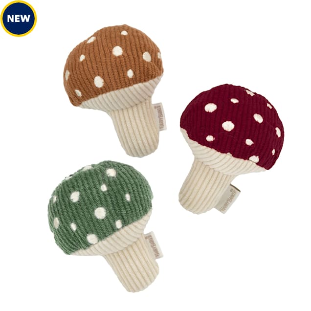 Harry Barker Mushroom Cat Toy, Small, Pack of 3 - Carousel image #1