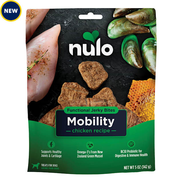 Nulo Grain-Free Chicken, Mobility Health Functional Jerky Dog Treats, 5 oz. - Carousel image #1