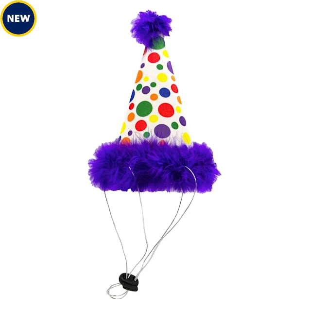 Huxley & Kent Party Hat for Dogs, Happy Barkday, Small - Carousel image #1