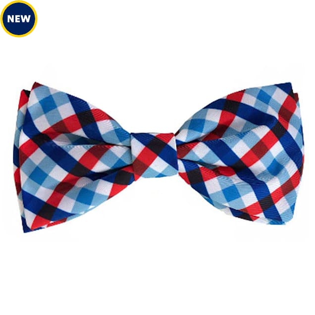Huxley & Kent Bow Tie for Dogs, Picnic Check, Small - Carousel image #1