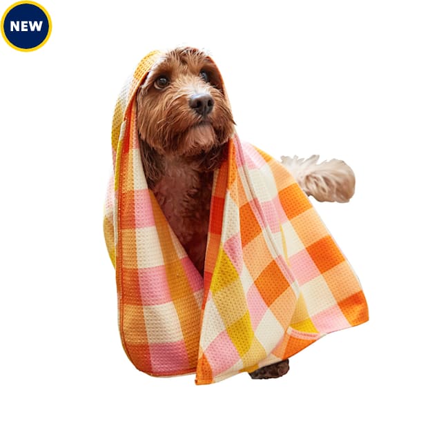 Dock & Bay Rhubark & Custard Quick-Dry Dog Towel - Carousel image #1