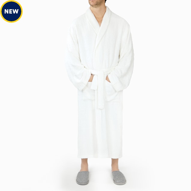 Dog By Dr Lisa Human Robe Dad, White, Small/Medium - Carousel image #1