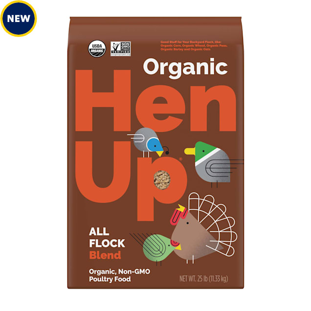 Hen Up Organic All Flock Blend Poultry Food, 25 lbs. - Carousel image #1