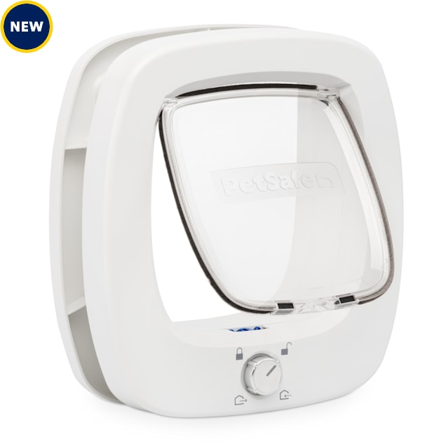 PetSafe Interior and Exterior Multi-Pet Households Big Cat Door, White, Large - Carousel image #1