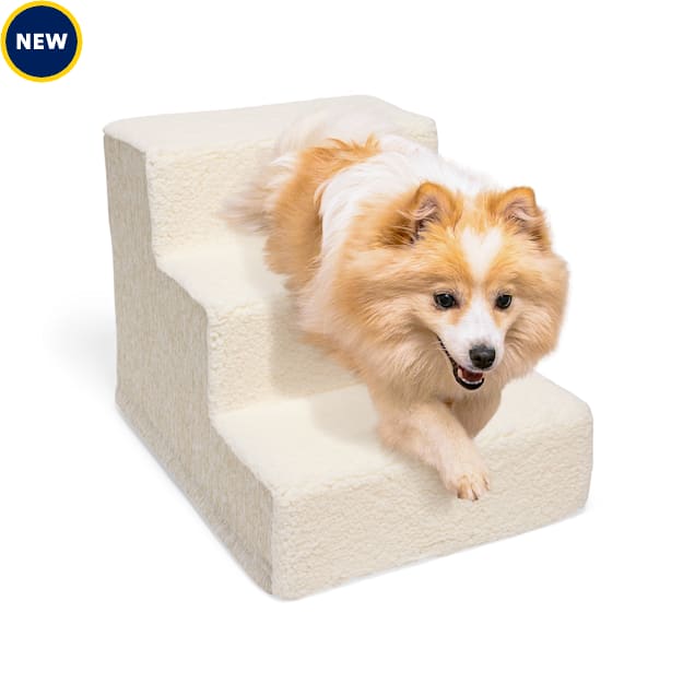 EveryYay Foam Pet Steps for Pets up to 25 lbs., 15" H, Tan, Small - Carousel image #1