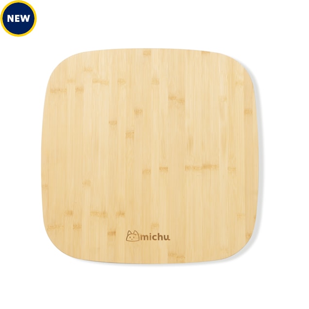Michu Deluxe Cat Litter Box High-Quality Bamboo Lid, Natural Wood, XX-Large - Carousel image #1