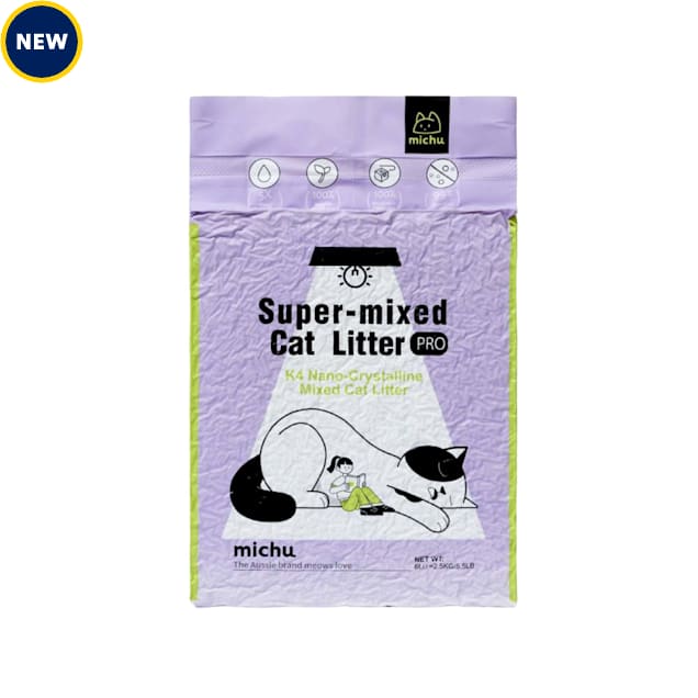 Michu Unscented Heavy Duty & Flushable Mixed Tofu Cat Litter, 5.5 lbs. - Carousel image #1