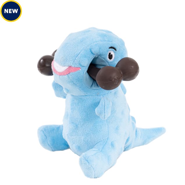 Territory Blue Dino 2-in-1 Chew Bone Dog Toy, Medium - Carousel image #1