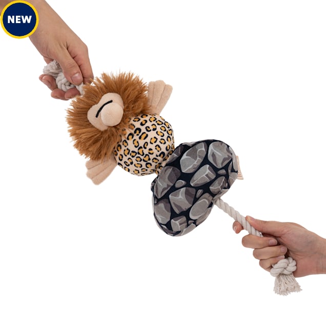 Territory Caveman Treat-and-Tug Dog Toy, Medium - Carousel image #1