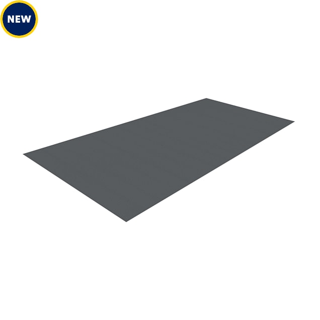 G-Floor for Pets Ribbed 5' x 10' Dog & Pet Protective Floor Covering, Slate Grey - Carousel image #1