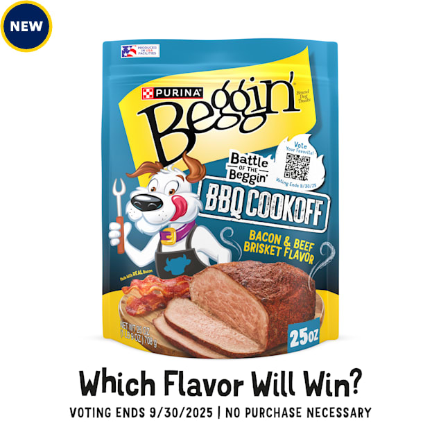 Purina Beggin' Strips Bacon and Beef Brisket Flavor Treats for Dogs, 25 oz. - Carousel image #1