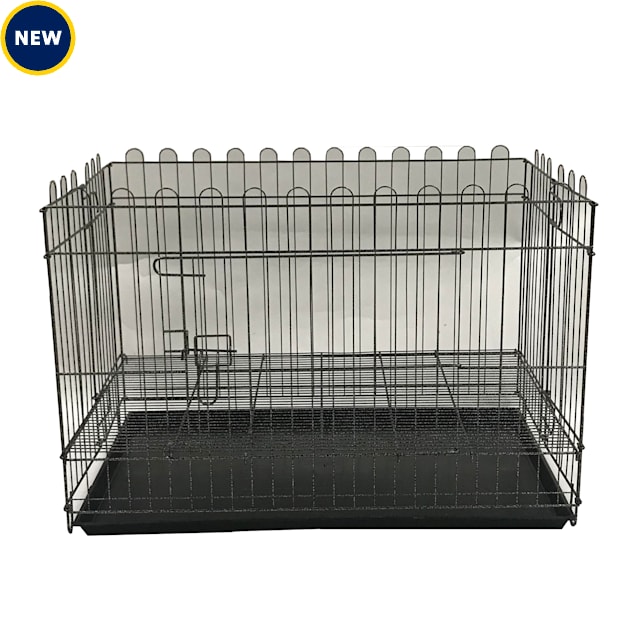 YML Topless Cage with Door for Dogs, Black, Small - Carousel image #1