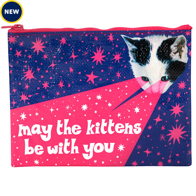 Blue Q May The Kittens Be With You Zipper Pouch - Carousel image #1