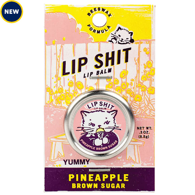 Blue Q Lip Shit Pineapple Brown Sugar Lip Balm - Carousel image #1