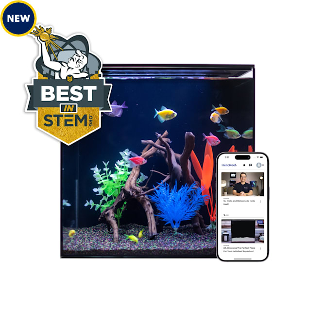 HELLOREEF Glofish Aquarium Kit, 15 Gallons - Carousel image #1