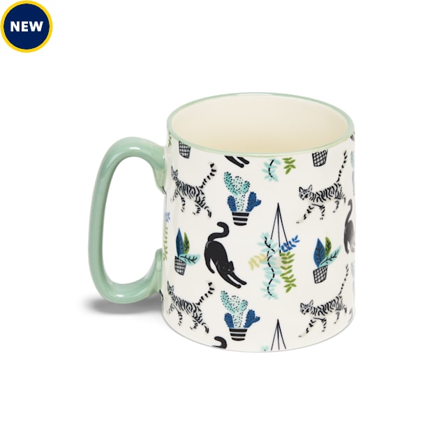 10 Strawberry Street Bella Cats and Cactus Mug - Carousel image #1