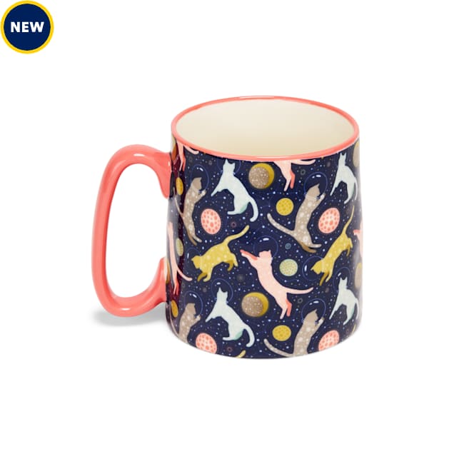 10 Strawberry Street Bella Cats in Space Mug - Carousel image #1