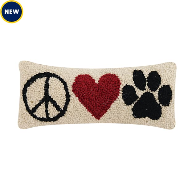 Pillow Shoppe Peace Heart Hook Pillow - Carousel image #1