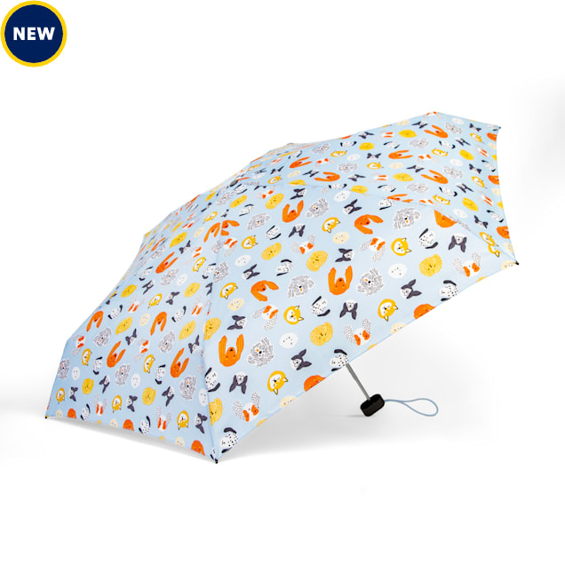 SHED RAIN Rain Essentials Manual Compact Print Umbrella, 40 in, Waggin - Carousel image #1