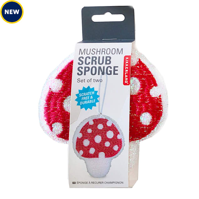Kikkerland Design Mushroom Sponges, Set of 2 - Carousel image #1