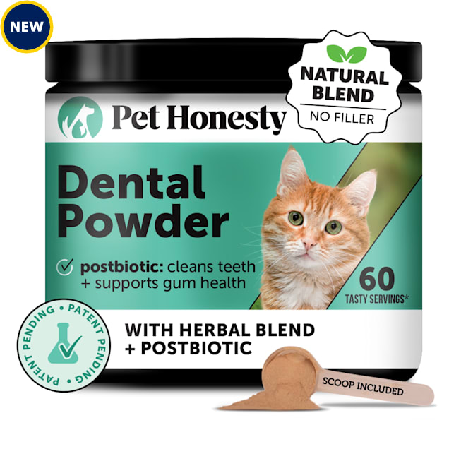 Pet Honesty Mint Fresh Breath Dental Cat Powder, Count of 60 - Carousel image #1