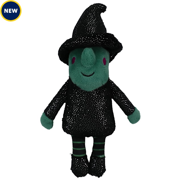 Bark-A-Boo Stuffed Witch Dog Toy, Small - Carousel image #1