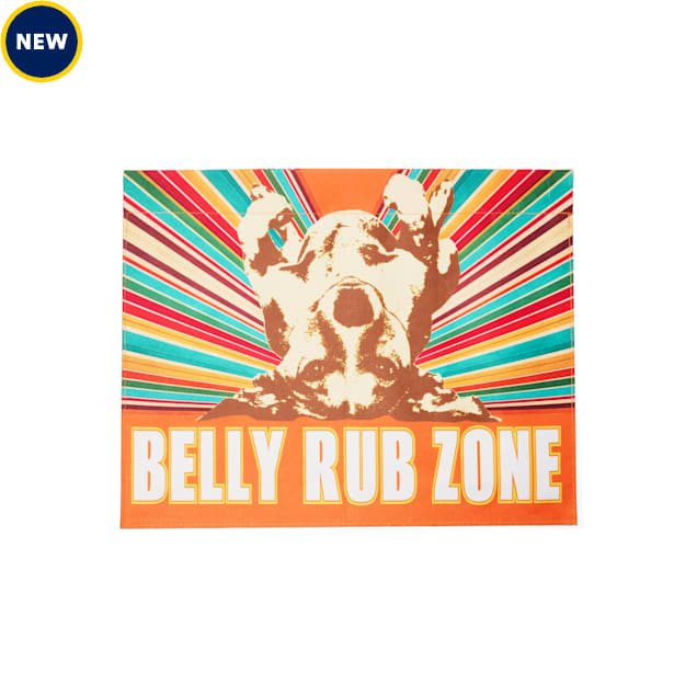 Zanden Belly Rub Zone Garden Flag - Carousel image #1