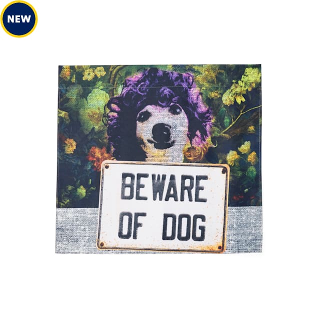 Zanden Beware of Dog Garden Flag - Carousel image #1