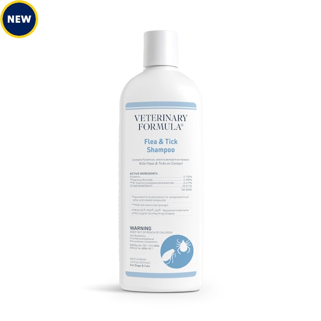 Veterinary Formula Clinical Care Flea & Tick Dog Shampoo, 16 fl. oz. - Carousel image #1