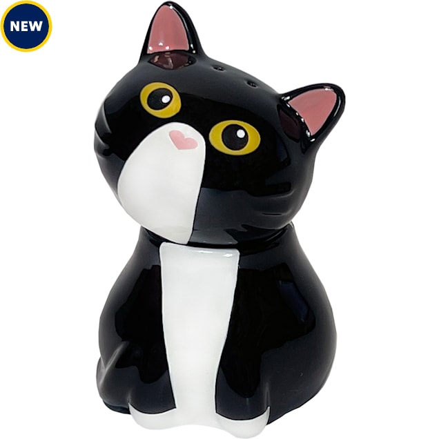 Split Purrsonality Cat Salt & Pepper Shaker Set - Carousel image #1