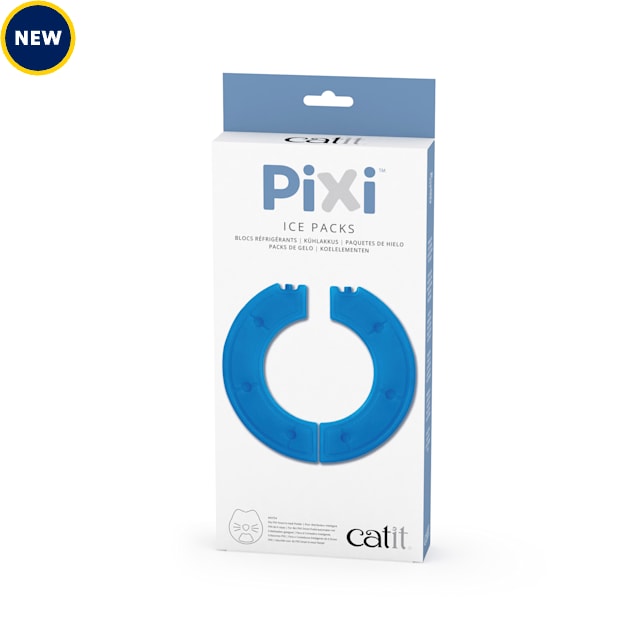 Catit Pixi Feeder Ice for Cat, Pack of 2, 11.2" L X 0.6"W X 5.7" H - Carousel image #1