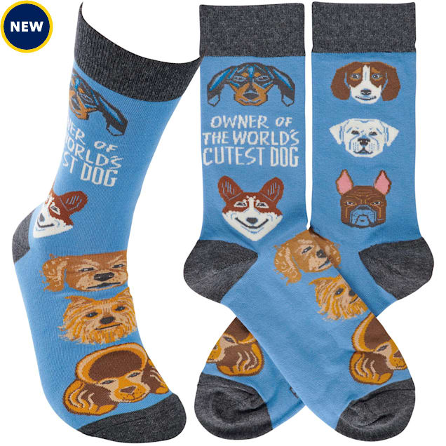 Primitives by Kathy World's Cutest Dog Socks, One Size Fits Most - Carousel image #1