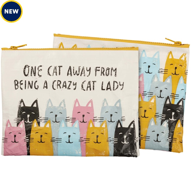 Primitives By Kathy One Cat Away Zipper Pouch - Carousel image #1