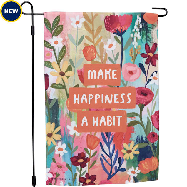 Primitives by Kathy Happiness Garden Flag - Carousel image #1