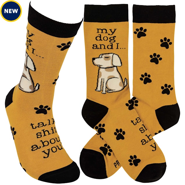 Primitives by Kathy My Dog and I Socks, One Size Fits Most - Carousel image #1