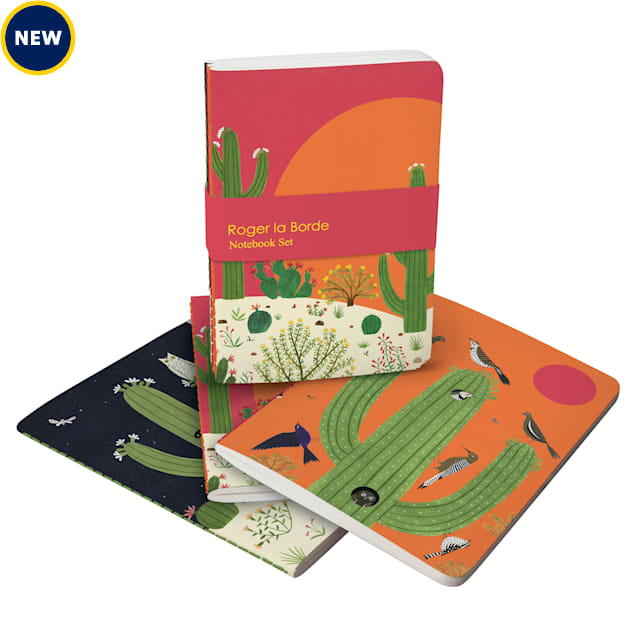 Roger la Borde Cactus Grove A6 Softback Journal Set, Set of 3 - Carousel image #1