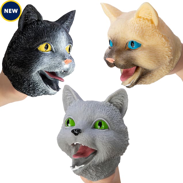 Schylling Cat Hand Puppet, Assorted - Carousel image #1