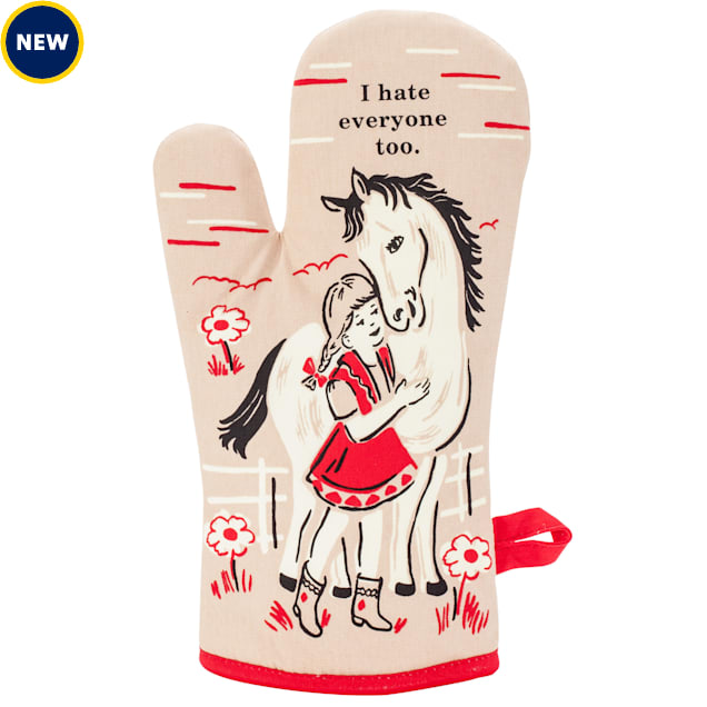 Blue Q I Hate Everyone Too Oven Mitt - Carousel image #1