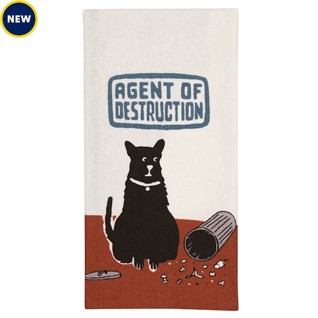 Blue Q Agent of Destruction Dish Towel - Carousel image #1