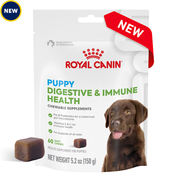 Royal Canin Supplements Puppy Immunity & Digestion Chew, Count of 60, 5.29 oz. - Carousel image #1