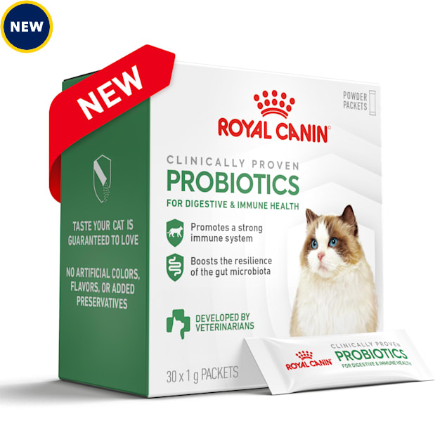 Royal Canin Supplements Probiotics Digestive and Immune Health Powder for Adult Cats, 1.06 oz., Pack of 30 - Carousel image #1